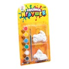 Набор для творчества «Роспись игрушек из гипса», 2 шт., техника МИКС - фото 21740157