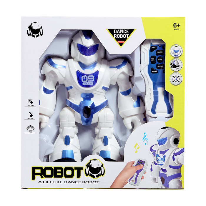 Робот радиоуправляемый «Танцор», световые и звуковые эффекты, работает от батареек, цвет МИКС - фото 51891908