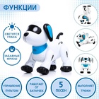Робот собака «Лакки» IQ BOT, на пульте управления, интерактивный: световые и звуковые эффекты, на батарейках, на русском языке - фото 3879448