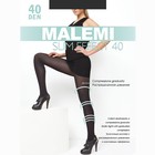 Колготки женские MALEMI Slim Effect 40 ден, цвет чёрный (nero), размер 5 - фото 9936243