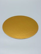 Коробка под торт 2 окна, с ручками, белая, + подложка 2.5 золото - белый, 24×24×20 см - фото 54736159