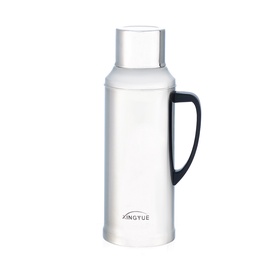 Термос 2 л, со стеклянной колбой, сохраняет тепло 24 ч, хром, 38.5×15.5 см