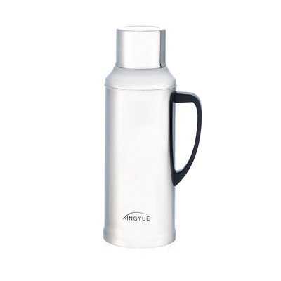 Термос 2 л, со стеклянной колбой, сохраняет тепло 24 ч, хром, 38.5×15.5 см