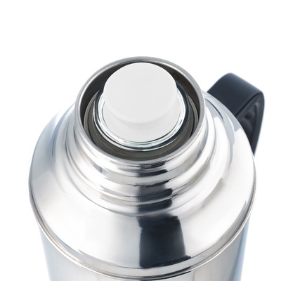 Термос 2 л, со стеклянной колбой, сохраняет тепло 24 ч, хром, 38.5×15.5 см