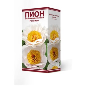 Пионы молочноцветковые Реквием, 2-3. р-р, 1 шт. 95 h(см), Осень 2024