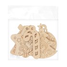 Набор для творчества «Роспись по дереву» 5 шт., с ленточкой - Фото 2