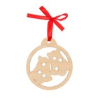 Набор для творчества «Роспись по дереву» 5 шт., с ленточкой - Фото 5