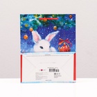 Пакет подарочный новогодний ламинированный «Зайчонок в снегу», 18×22.3×10 см - Фото 3