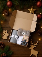 Новогодний подарочный набор Merry Christmas, плед и аксессуары - Фото 1