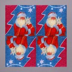Салфетки бумажные однослойные новогодние «Дед Мороз», 24 × 24 см, набор 50 шт., на новый год - Фото 3