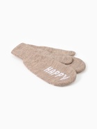 Новогодний подарочный набор «Happy» варежки размер 19 и аксессуары (4 предмета) 9200038