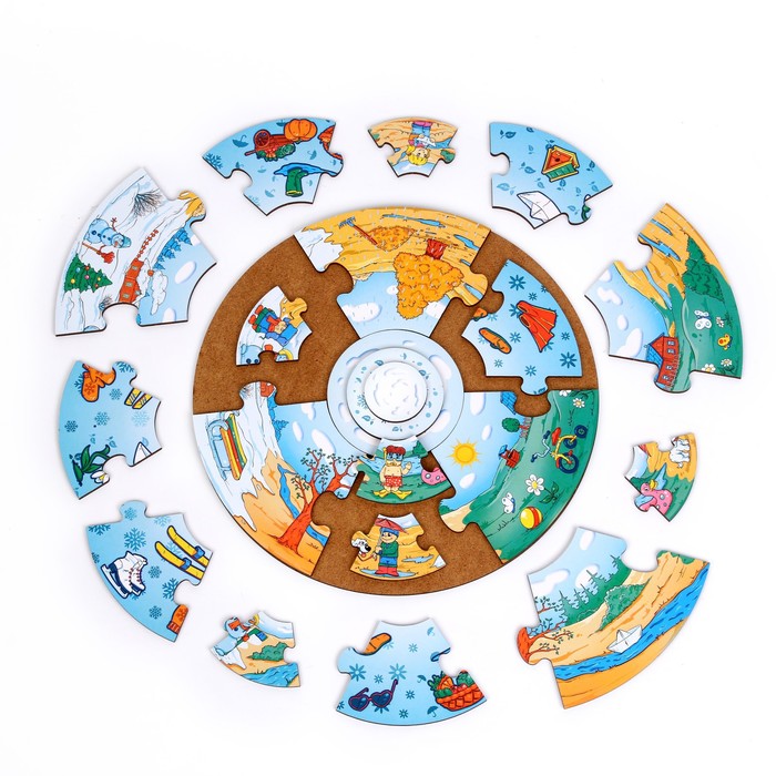 Пазл-пирамида «4 сезона» 56310