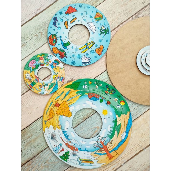 Пазл-пирамида «4 сезона» 56310