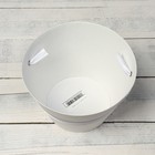 Переноска конус, подарочная под цветы, белая, 11,5 х 17 х 12 см - Фото 2