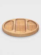 Подарочный набор посуды Adelica «Бари», доска разделочная d=25 см, блюдо для подачи d=24 см, менажница 3 секции d=20 см, подставка, дерево берёза - Фото 13