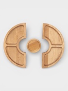 Подарочный набор посуды Adelica «С любовью», столик для вина d=32 см, менажница d=25 см, подсвечник d=8 см, дерево берёза - Фото 12