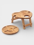 Подарочный набор посуды Adelica «С любовью», столик для вина d=32 см, менажница d=25 см, подсвечник d=8 см, дерево берёза - Фото 5