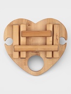 Подарочный набор посуды Adelica «С любовью», столик для вина d=32 см, менажница d=25 см, подсвечник d=8 см, дерево берёза - Фото 8