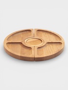 Подарочный набор посуды Adelica «С любовью», столик для вина d=32 см, менажница d=25 см, подсвечник d=8 см, дерево берёза - Фото 10