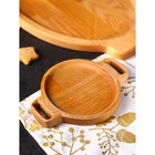 Подарочный набор деревянной посуды Adelica «Кухни мира», доски для подачи 3 шт: 43×25 см, 21×14 см, 18×14 см, берёза - Фото 3