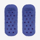 Носки нескользящие, цвет индиго, размер 36-39 - фото 31407748