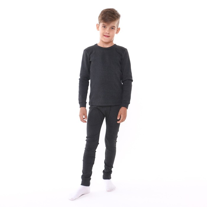 Комплект термобелья ( джемпер, брюки) для мальчика, цвет серый, рост 92 см