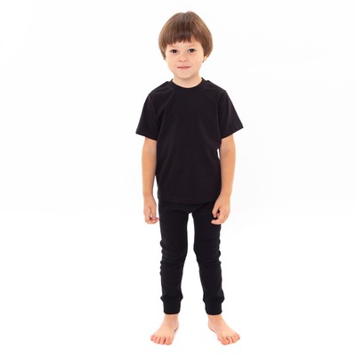 Термобелье для мальчика (кальсоны), цвет чёрный, рост 104 см