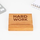 Подставка под телефон "Работа" 8 х 8 х 1,5 см - фото 51457090