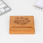 Подставка под телефон "Цветы" 8 х 8 х 1,5 см - фото 51457102