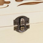 Шкатулка для росписи дерево «Ветвь», с делениями, 7×18.8×18.8 см - фото 43131407