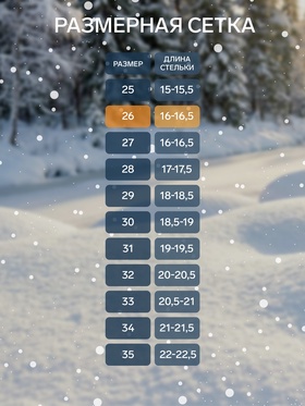 Валенки детские, цвет серый, размер 32