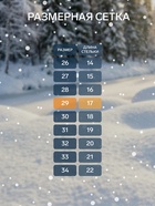 Валенки детские с резиновой подошвой, цвет чёрный, размер 29 - Фото 2