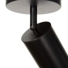 Спот 2484/1BK GU10, 40 Вт, 10×11 см чёрный - фото 57964183