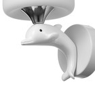 Бра 2492/1 E27 40Вт бело-хромовый 12х22 см - фото 21741858