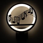 Бра 2497/1 LED 15Вт 4000К черный 24х24х30 см - фото 804993685