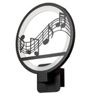 Бра 2497/1 LED 15Вт 4000К черный 24х24х30 см - фото 804993686