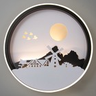 Бра 2509/1 LED 15 Вт 3000/4000К черно-белый 24×24 см - фото 4719344