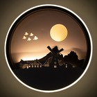 Бра 2509/1 LED 15 Вт 3000/4000К черно-белый 24×24 см - фото 4719345