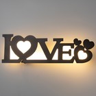 Бра 2509/1, LED, 12 Вт, 3000К, чёрное, 40×12 см - Фото 2