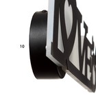 Бра 2509/1, LED, 12 Вт, 3000К, чёрное, 40×12 см - Фото 6