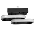 Светильник 2511/2BK LED 13Вт 4000К черный 24х20 см BayerLux - фото 23774131