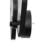 Бра 2516/2 LED 12 Вт 4000К черный 34×22 см - фото 3788793