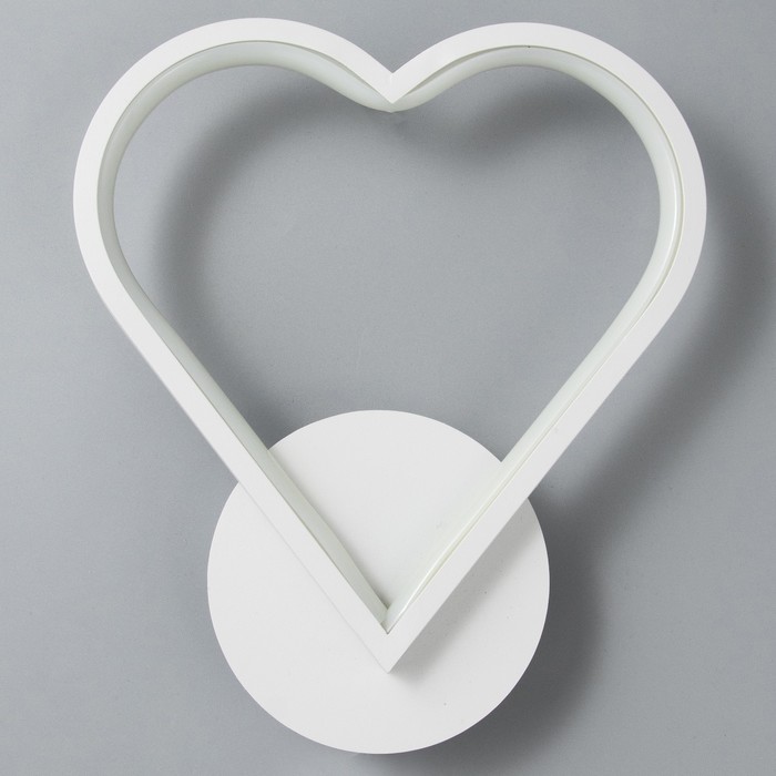 Бра 2524/1WT, LED, 12 Вт, 4000К, белое, 23×25 см - Фото 1