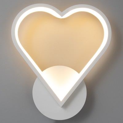 Бра 2524/1WT, LED, 12 Вт, 4000К, белое, 23×25 см