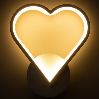 Бра 2524/1WT, LED, 12 Вт, 4000К, белое, 23×25 см