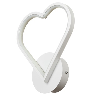 Бра 2524/1WT, LED, 12 Вт, 4000К, белое, 23×25 см