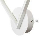 Бра 2524/1WT, LED, 12 Вт, 4000К, белое, 23×25 см - Фото 6