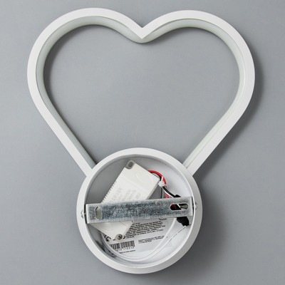 Бра 2524/1WT, LED, 12 Вт, 4000К, белое, 23×25 см