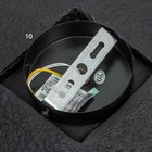 Бра 2471/1 LED 5Вт черно-золотой 27х27х37 см - фото 21742045