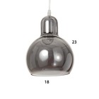 Светильник BayerLux 2480/1BK E27 40Вт тонированный 26х26х26-126 см 7353306